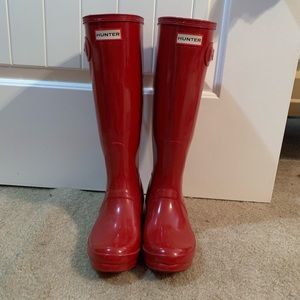 Hunter rain boots